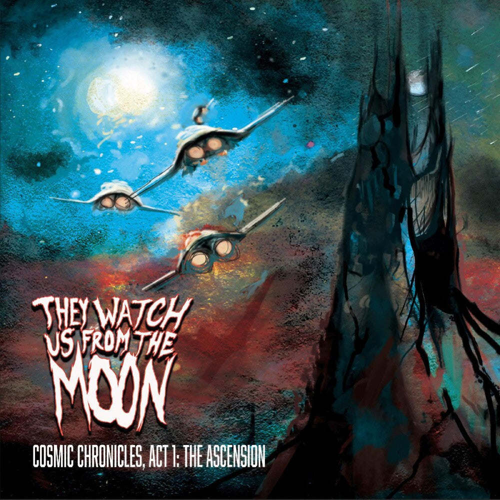 the album cover for They Watch Us From The Moon - Chronicle: Act 1 The Ascension (Blue) [Colored Vinyl]