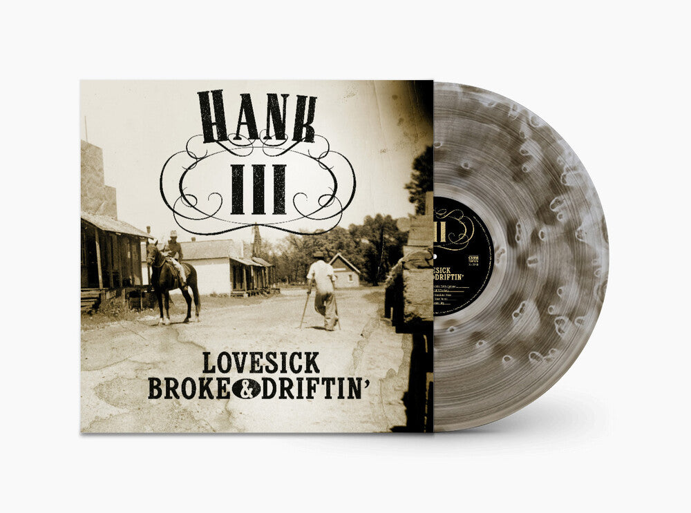 the album cover for Hank Williams  Iii - Lovesick Broke & Drifitn' [Colored Vinyl]