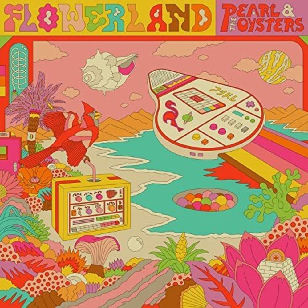 the album cover for Pearl & The Oysters - Flowerland [LP]