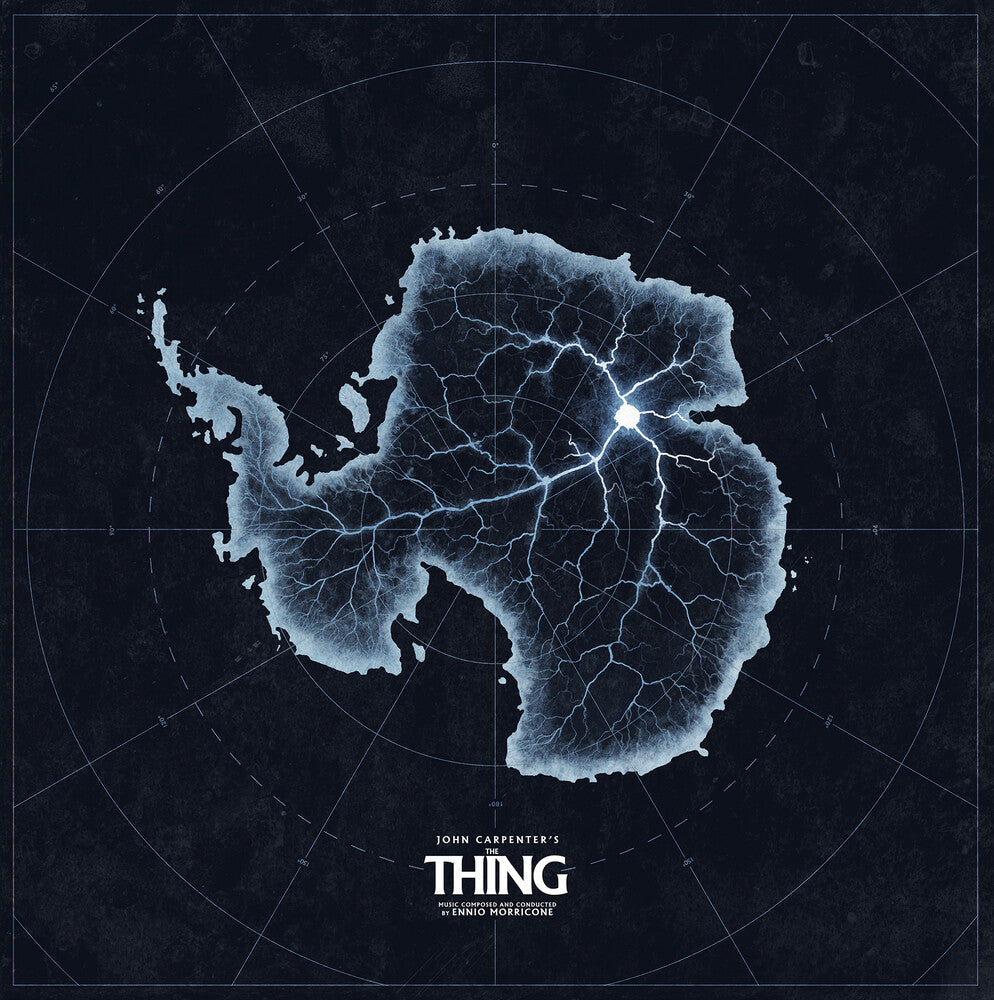 the album cover for John Carpenter  (Colv) (Red) - The Thing - O.S.T. [Colored Vinyl] (Red)