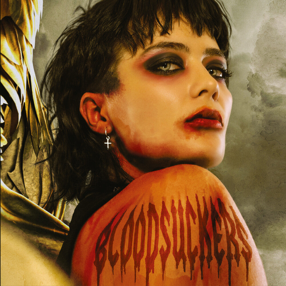 the album cover for Saint Agnes - Bloodsuckers - Red Splatter [Colored Vinyl] (Red)