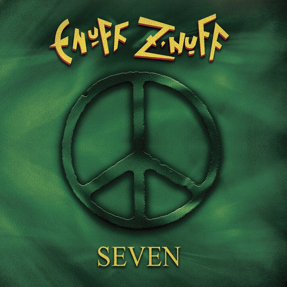 the album cover for Enuff Z'Nuff - Seven - Yellow/Green/Black Splatter (Blk) [Colored Vinyl]