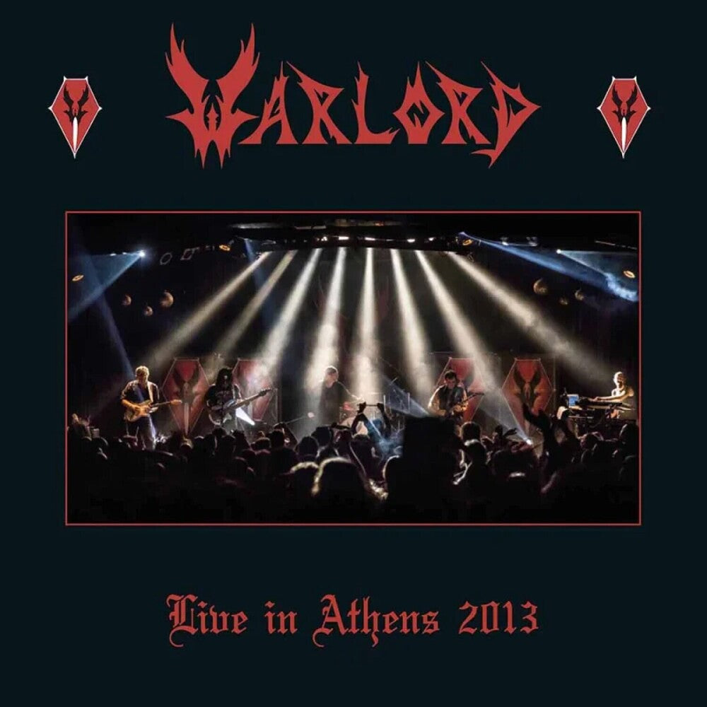 the album cover for Warlord - Live In Athens
