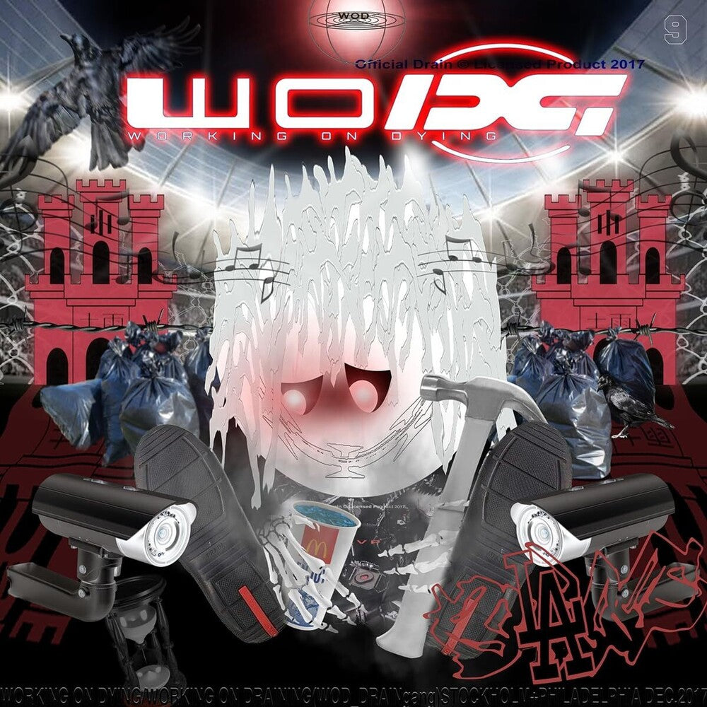 the album cover for Bladee - Working On Dying