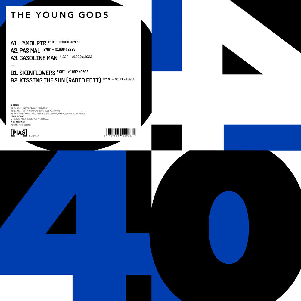 the album cover for The Young Gods - - Pias 40