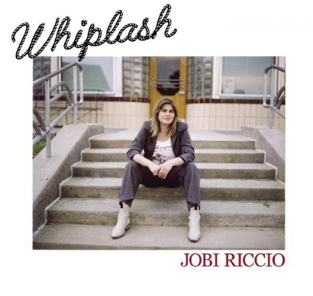 the album cover for Jobi Riccio - Whiplash [Coke Bottle Clear LP]