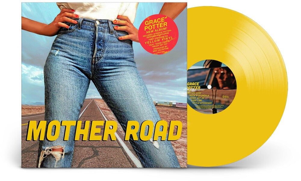 the album cover for Grace Potter - Mother Road [Yellow LP]