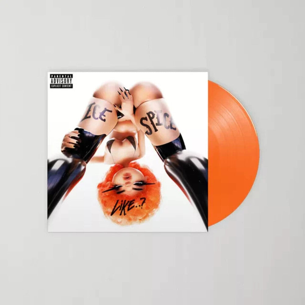 the album cover for Ice Spice - Like - Limited Orange Colored Vinyl