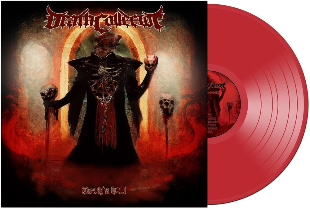 the album cover for Deathcollector - Death's Toll [Colored Vinyl] (Red)