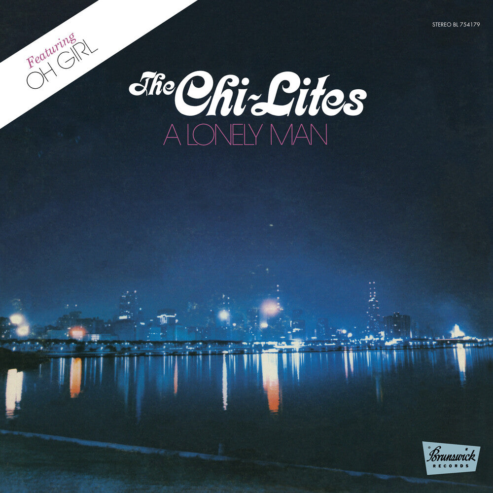 the album cover for Chi-Lites - Lonely Man - Transparent Blue (Blue) [Colored Vinyl] [Reissue]
