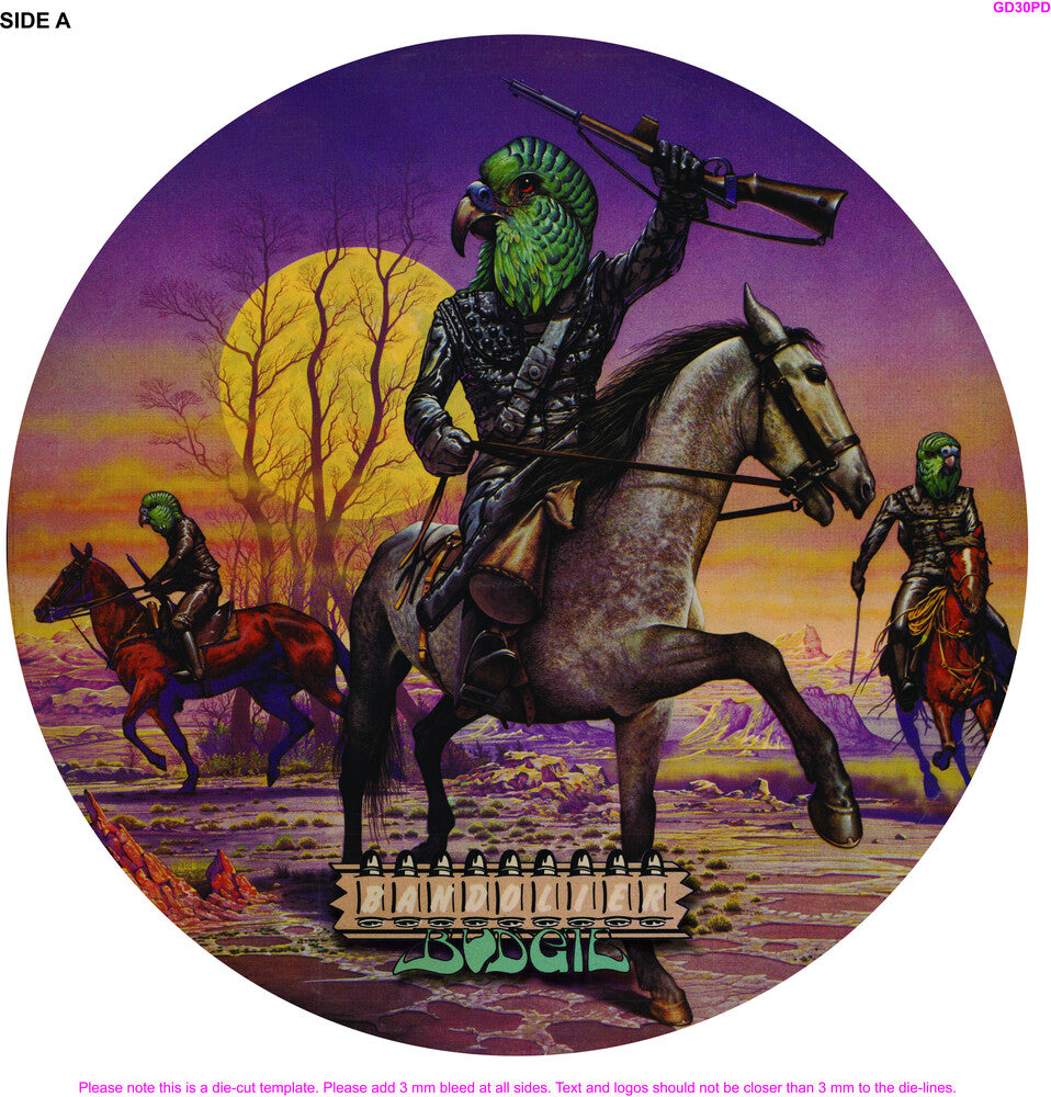 the album cover for Budgie - Bandolier (Pict) (Uk)