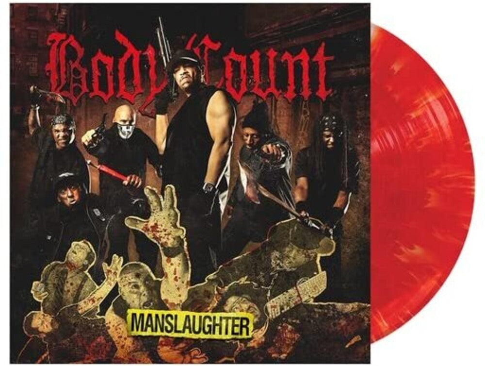 the album cover for Body Count - Manslaughter [Colored Vinyl] (Red)