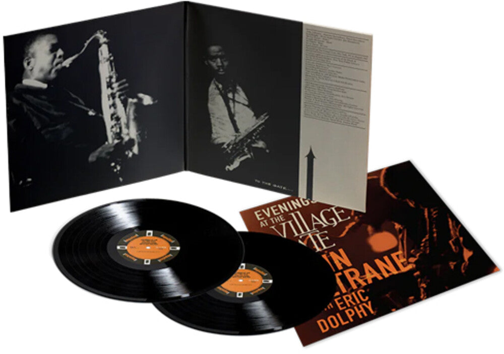 the album cover for John Coltrane - Evenings At The Village Gate: John Coltrane With Eric Dolphy [2LP]