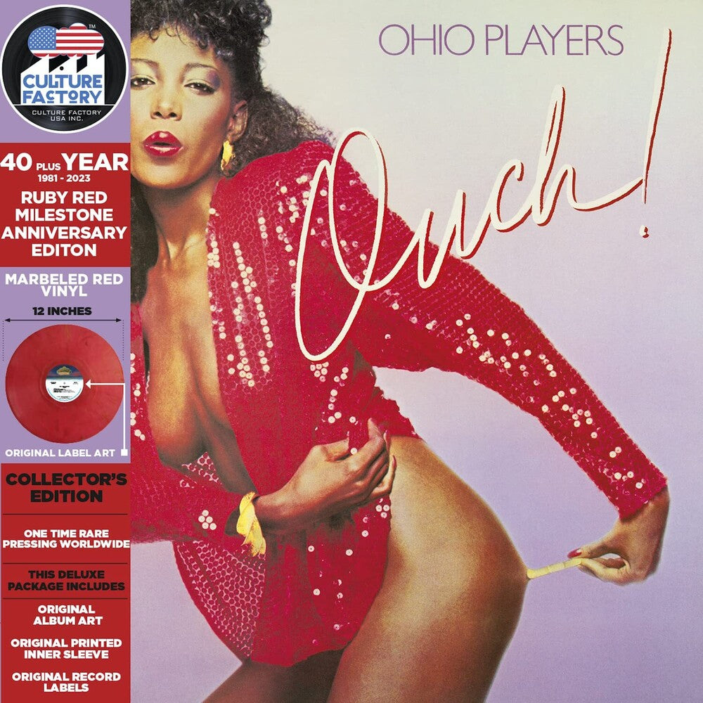 the album cover for Ohio Players - Ouch [Colored Vinyl] [Deluxe] [Limited Edition] (Aniv) [Reissue]