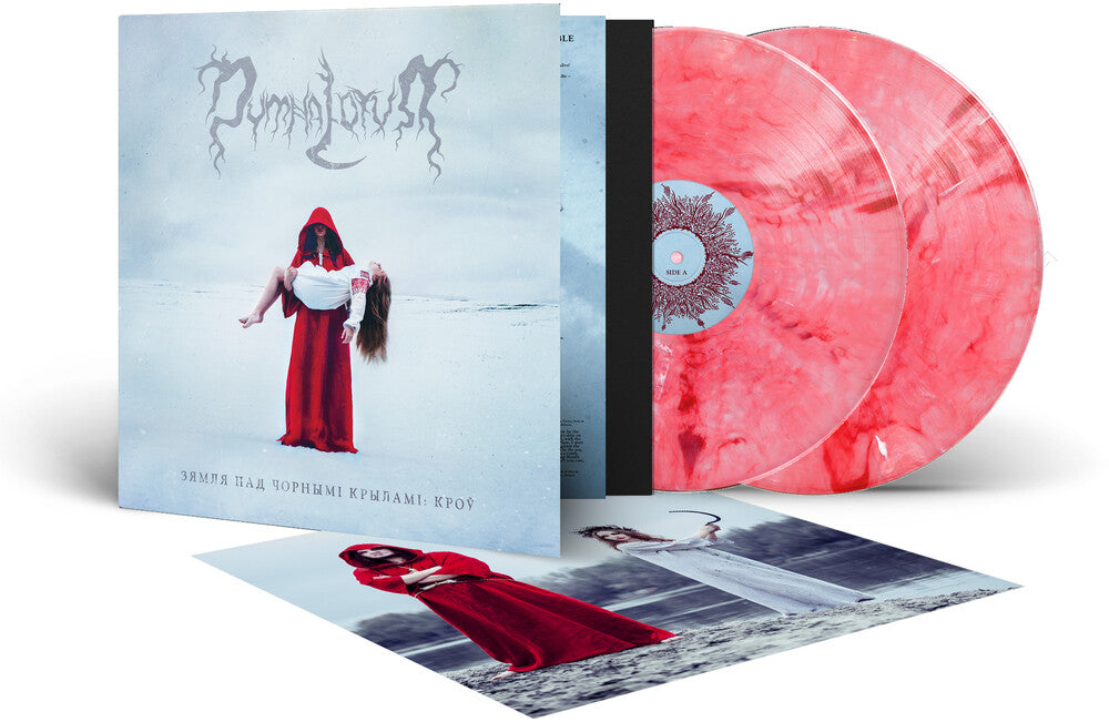 the album cover for Dymna Lotva - Land Under The Black Wings: Blood - Red/White