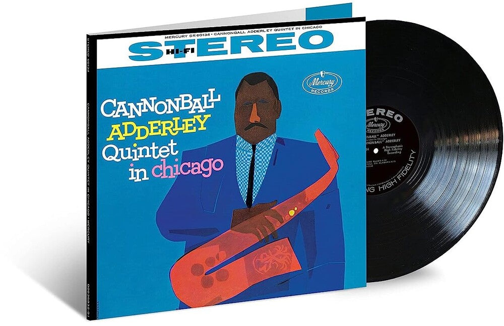 the album cover for Cannonball Adderley - Cannonball Adderley Quintet In Chicago (Verve Acou