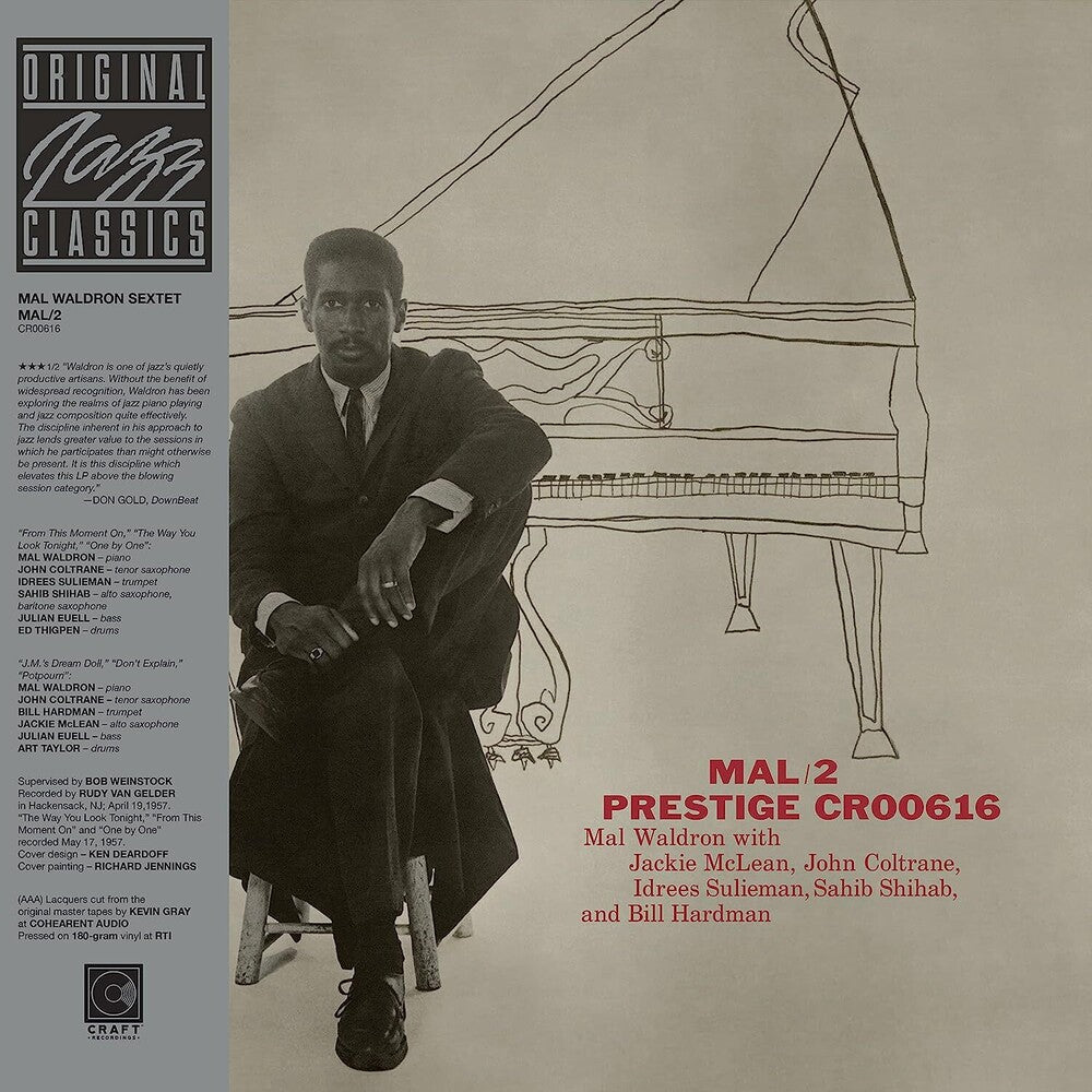 the album cover for Mal Waldron Sextet - Mal/2: Original Jazz Classics Series [LP]