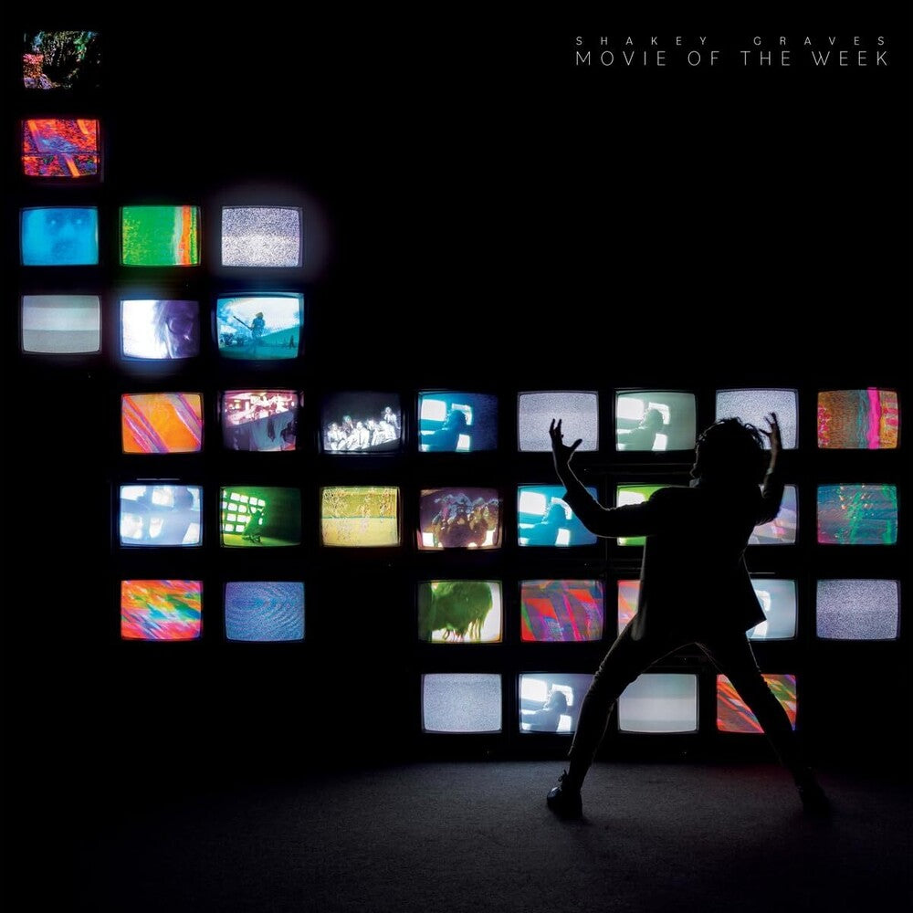 the album cover for Shakey Graves - Movie Of The Week (Blue) [Colored Vinyl] [Clear Vinyl] (Grn) (Org)