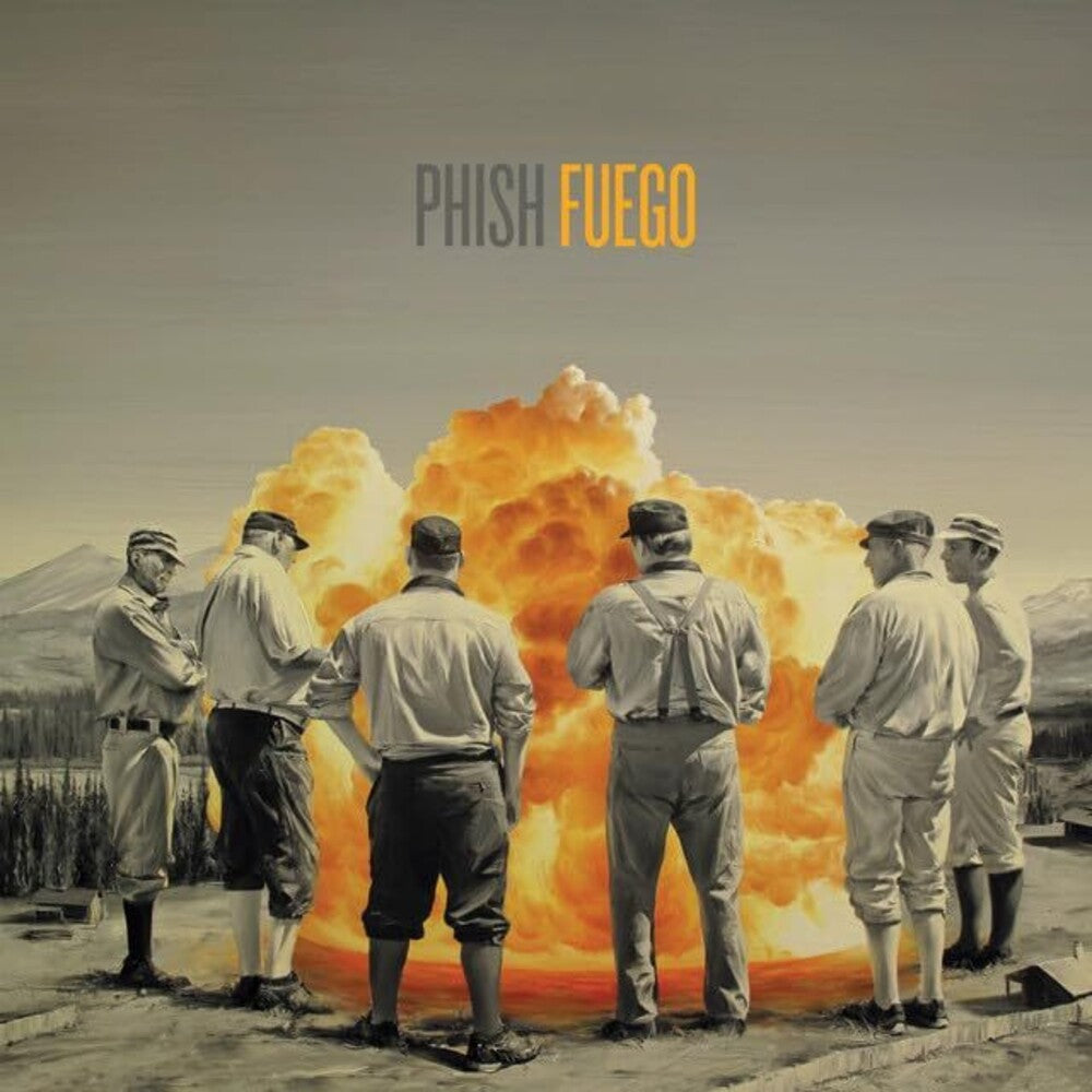 the album cover for Phish - Fuego (Spontaneous Combustion Ed) [Colored Vinyl]