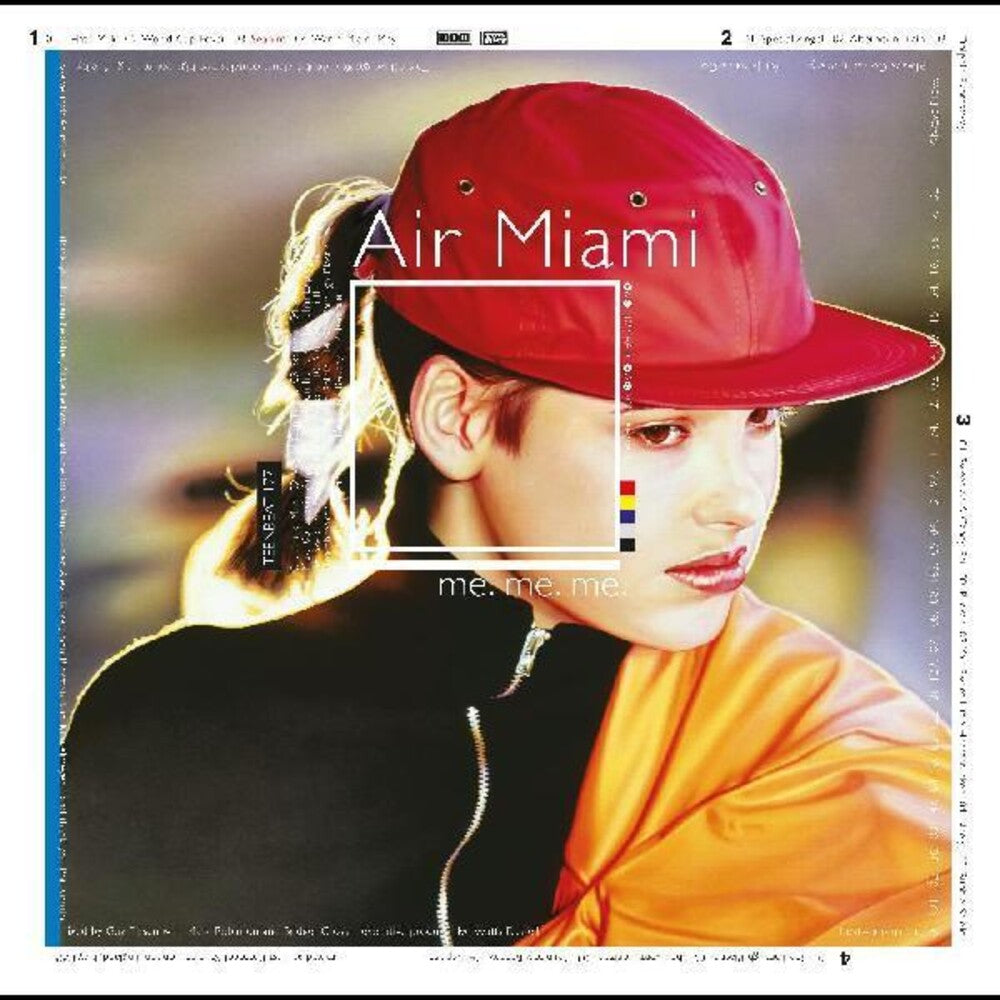 the album cover for Air Miami - Me. Me. Me. (Blue) [Colored Vinyl] [Deluxe] (Frpm) (Gate)