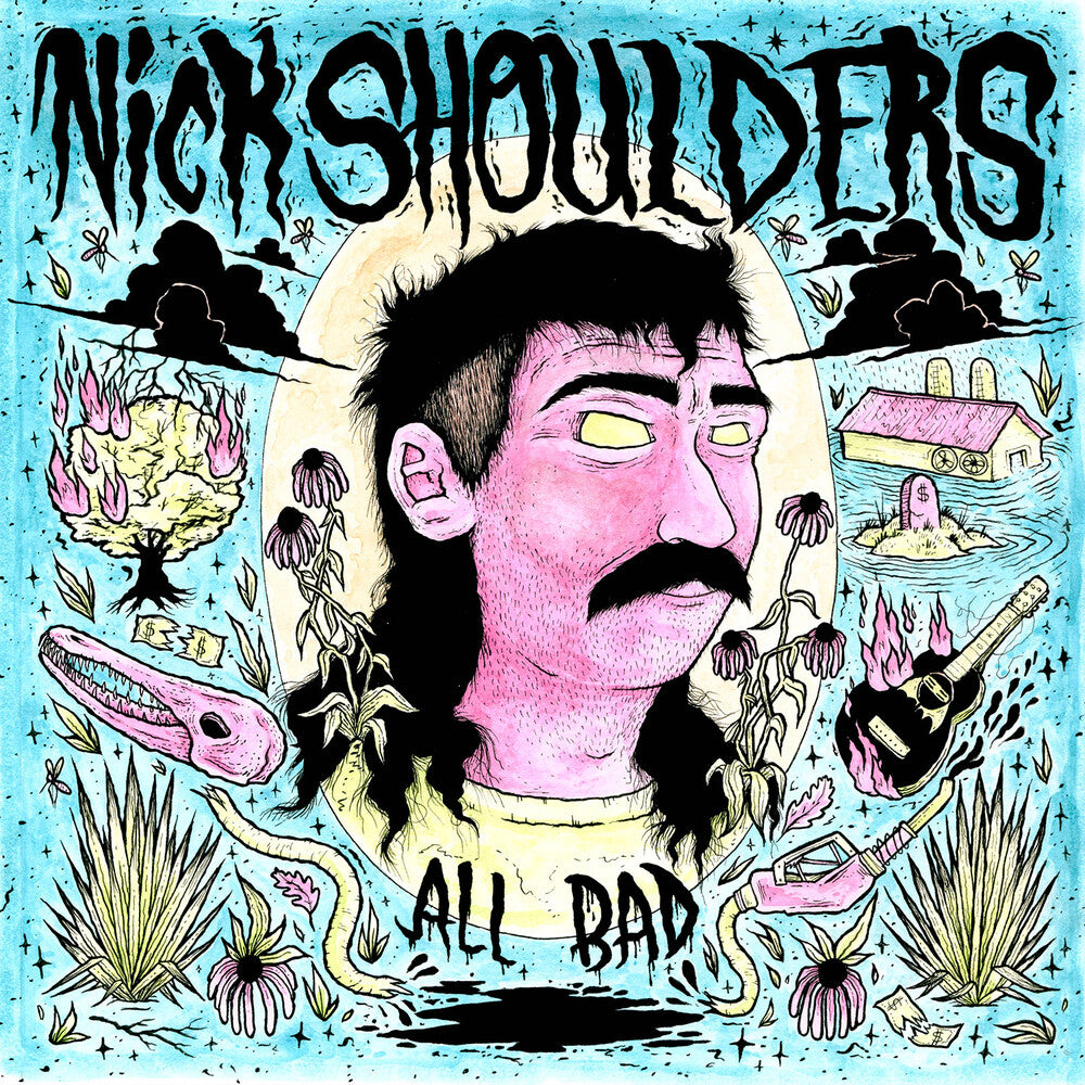 the album cover for Nick Shoulders - All Bad (Ofv)