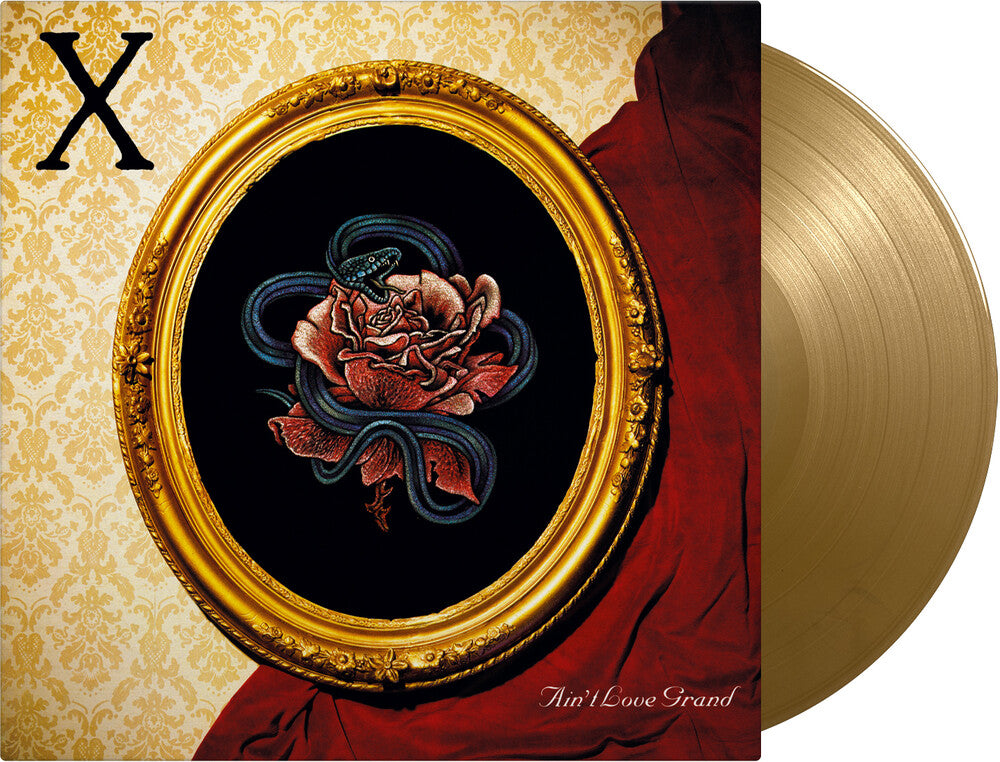 the album cover for X. - Ain't Love Grand [Colored Vinyl] (Gol) [Limited Edition] [180 Gram] (Hol)