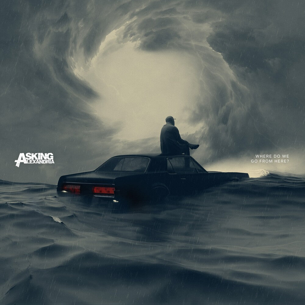 the album cover for Asking Alexandria - Where Do We Go From Here? (Spotify) - Red [Colored Vinyl]