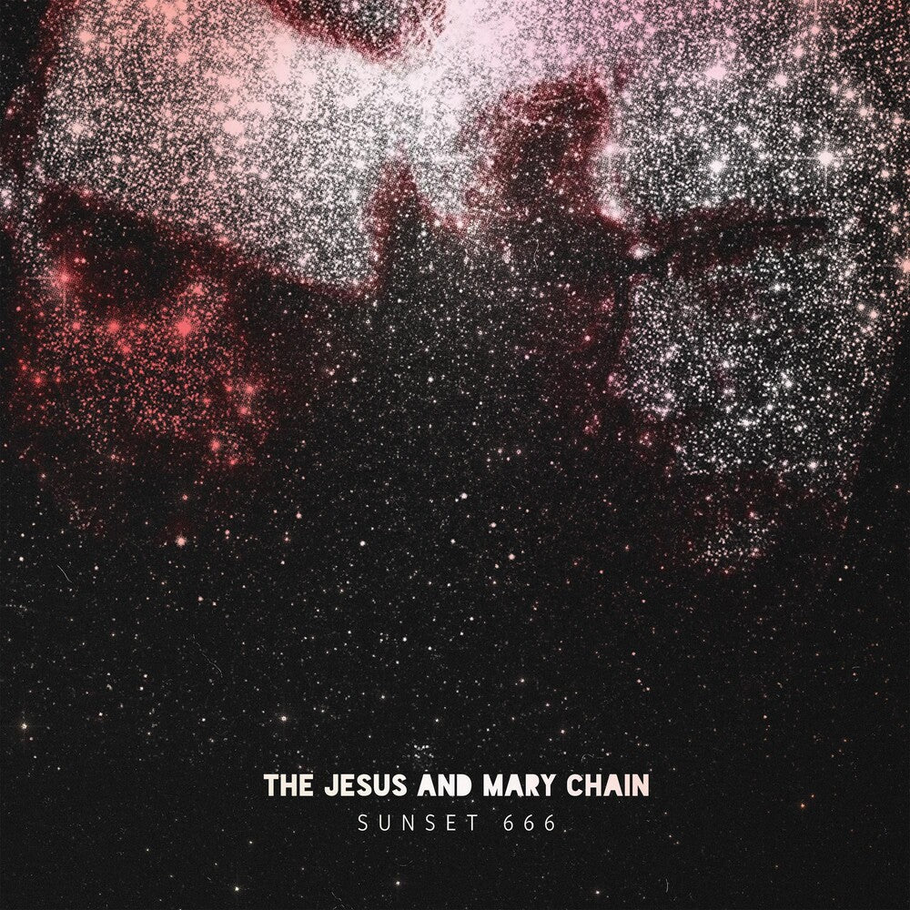 the album cover for The Jesus And Mary Chain - Sunset 666 [Indie Exclusive Limited Edition Red 2LP]