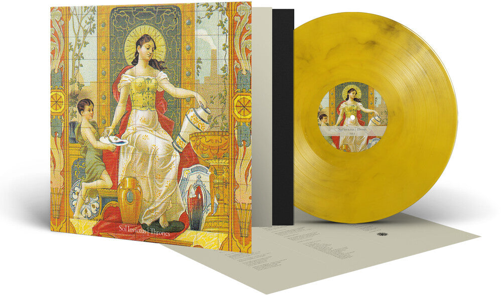 the album cover for Sol Invictus - Thrones (Blk) [Colored Vinyl] [Clear Vinyl] (Gate) (Ylw)