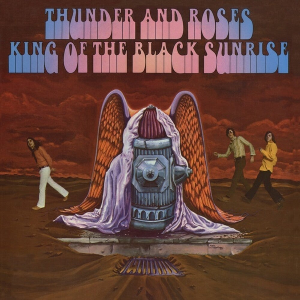 the album cover for Thunder & Roses - King Of The Black Sunrise