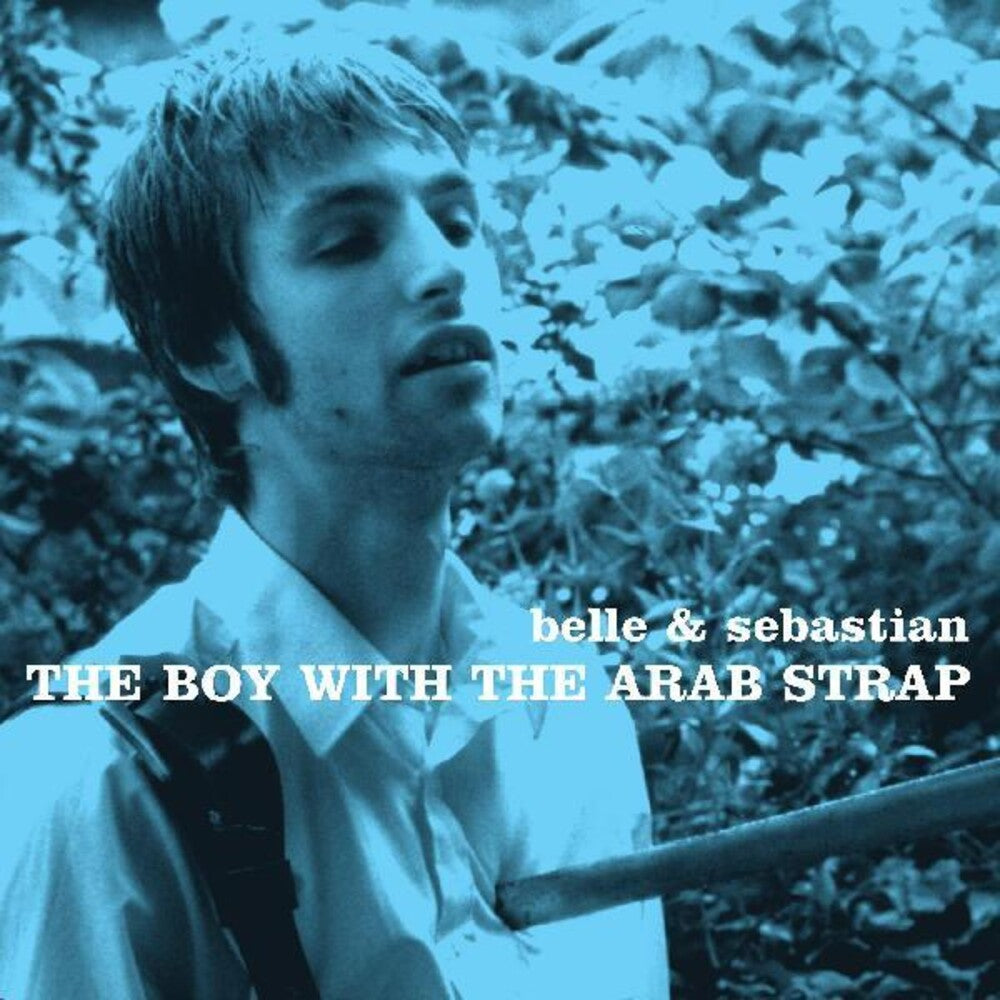 the album cover for Belle And Sebastian - The Boy With The Arab Strap [Clear Blue LP]