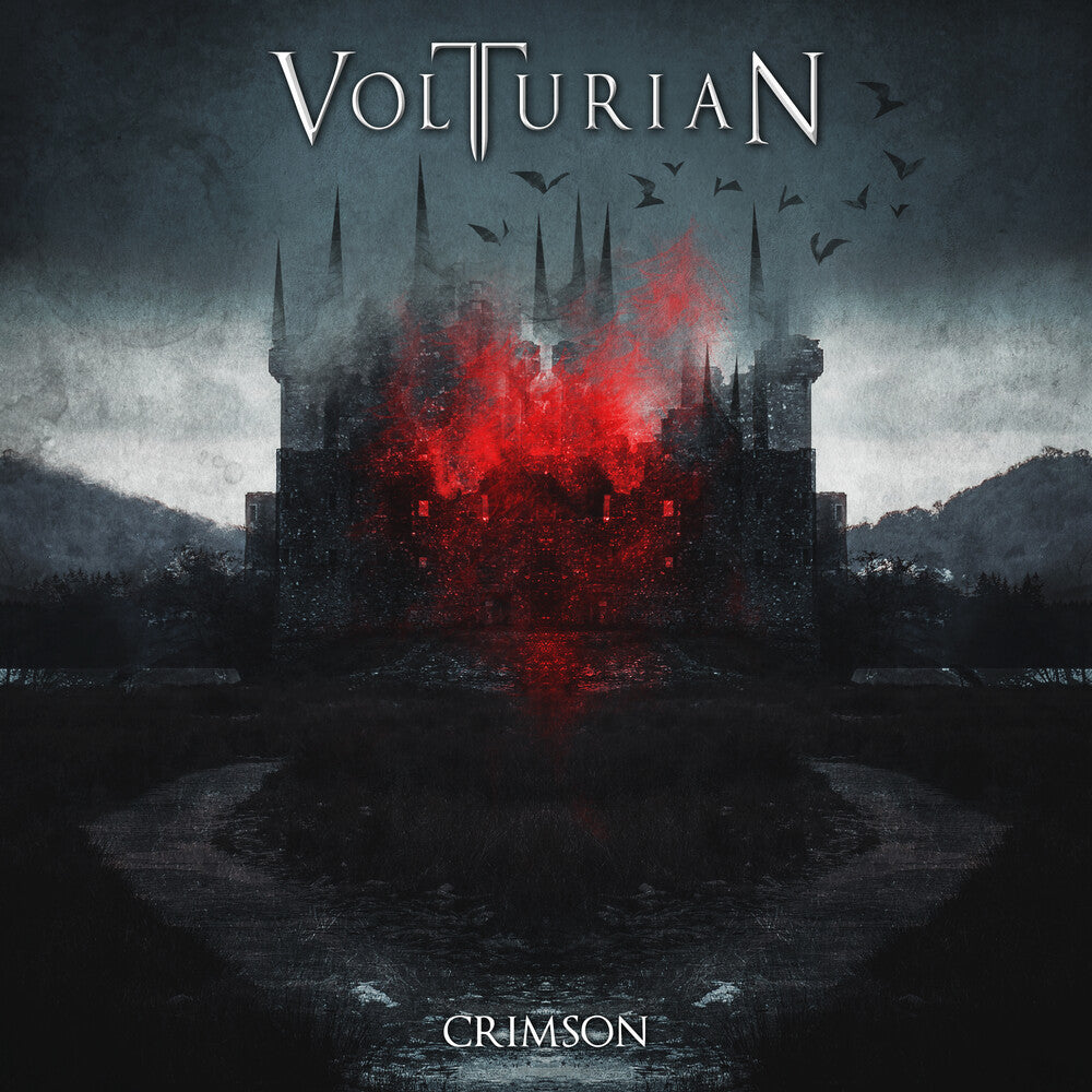 the album cover for Volturian - Crimson [Colored Vinyl] [Limited Edition] (Red)