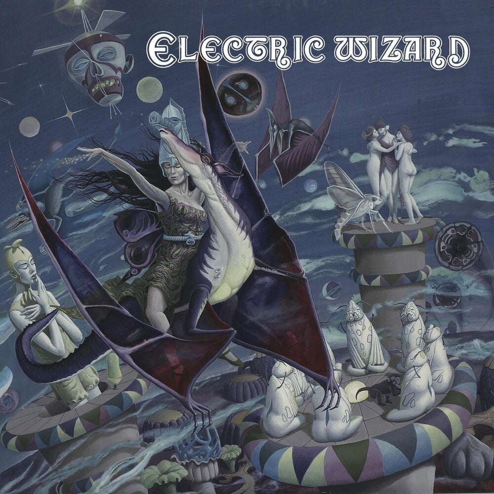 the album cover for Electric Wizard - Electric Wizard [Clear Vinyl] (Grn)