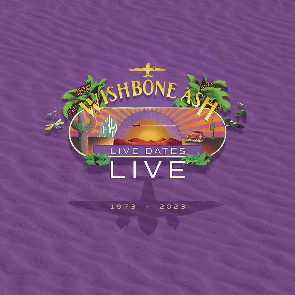 the album cover for Wishbone Ash - Live Dates Live