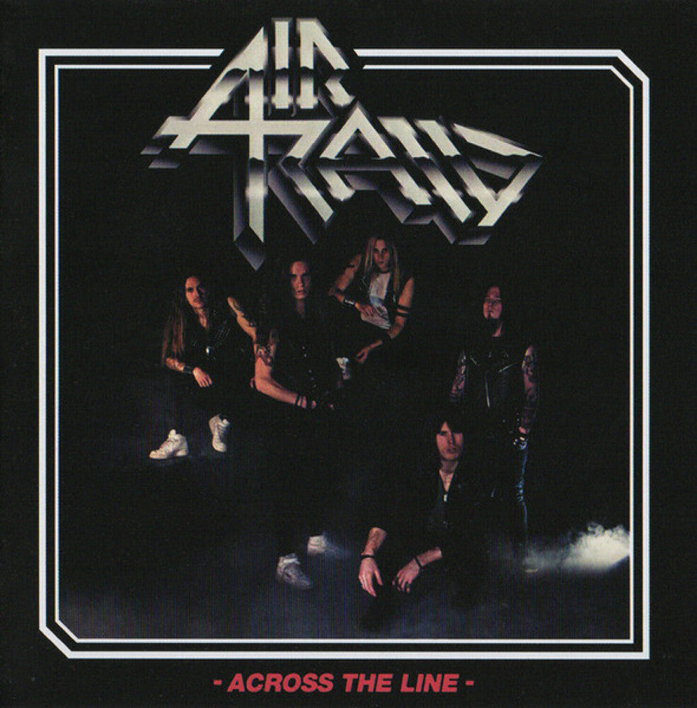 the album cover for Air Raid - Across The Line - White [Colored Vinyl] (Wht)