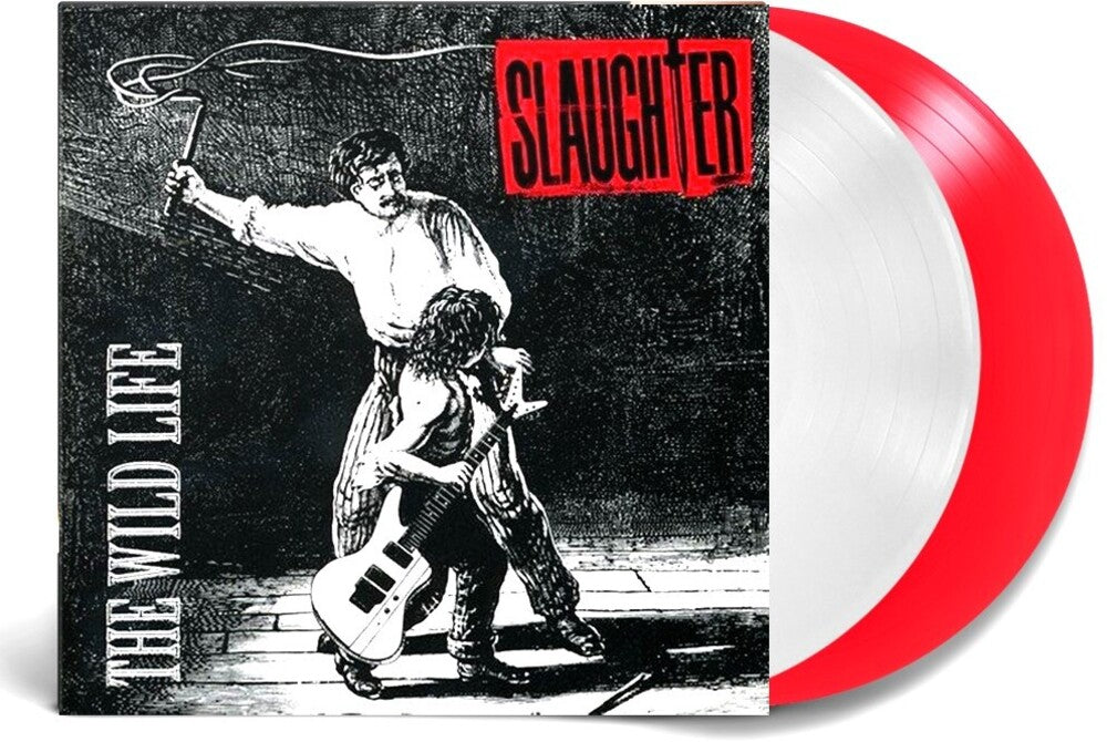 the album cover for Slaughter - Wild Life [Colored Vinyl] (Gate) [Limited Edition] [180 Gram] (Red) (Wht)