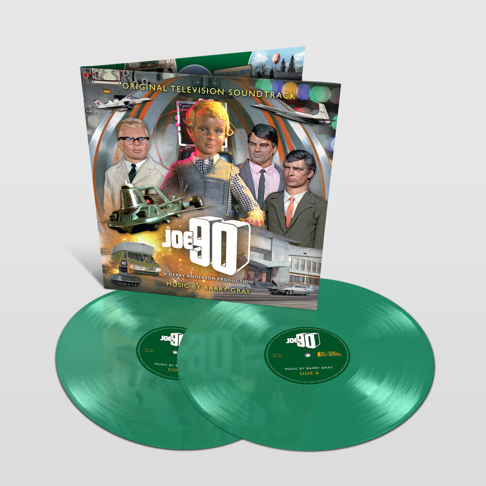 the album cover for Barry Gray  (Cvnl) (Uk) - Joe 90 - O.S.T. [Clear Vinyl] (Uk)