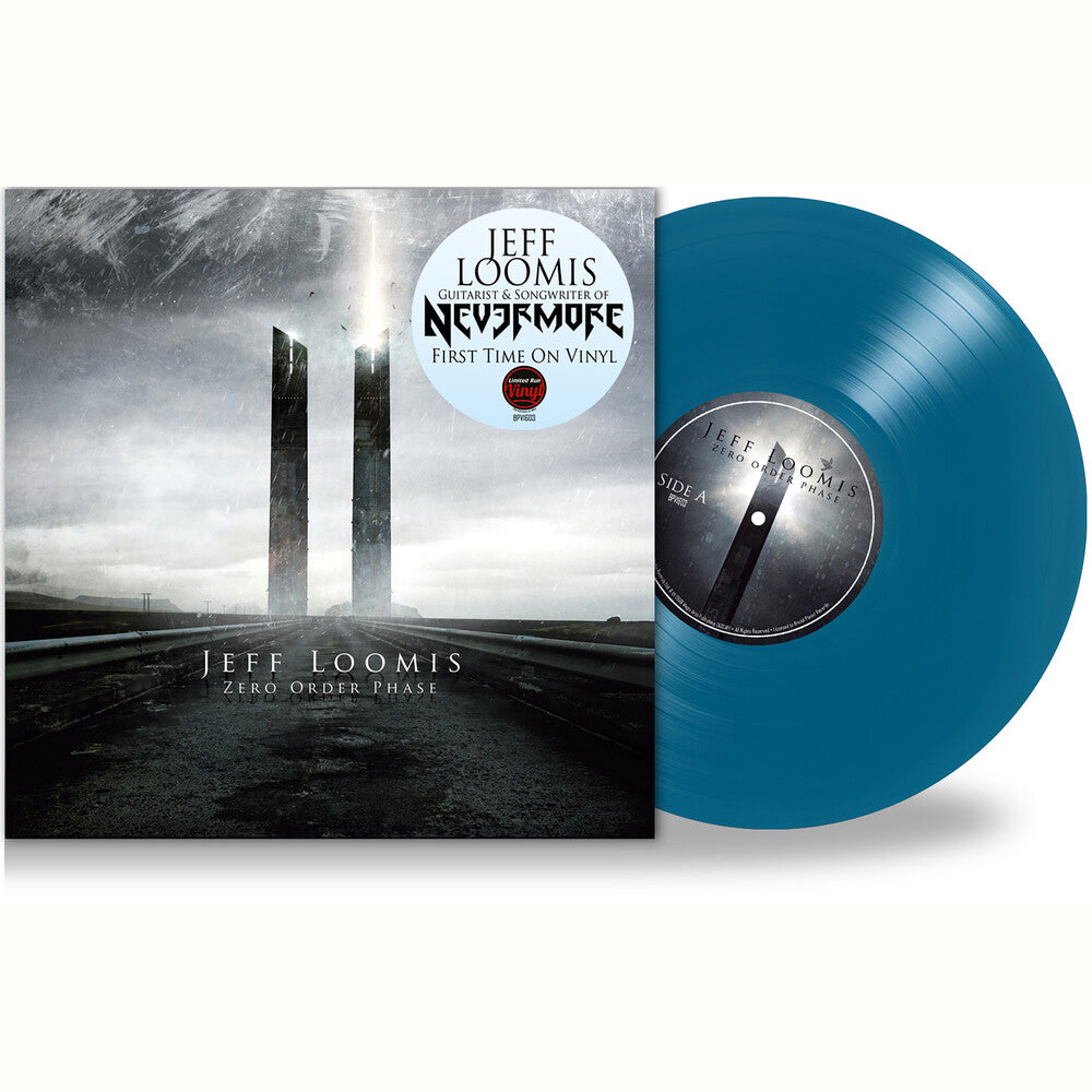 the album cover for Jeff Loomis - Zero Order Phase - Teal [Colored Vinyl]