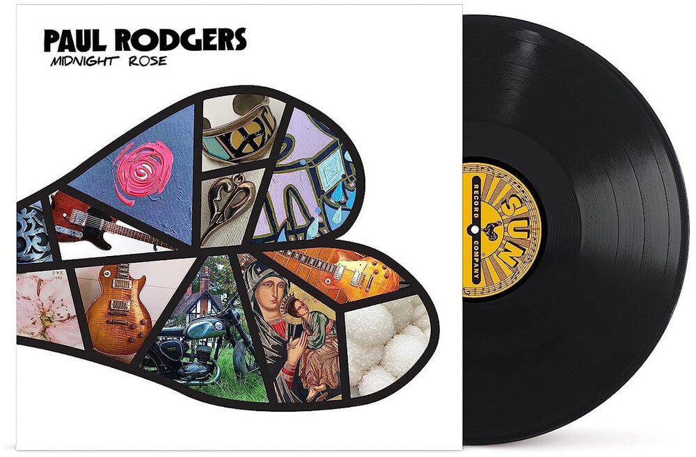 the album cover for Paul Rodgers - Midnight Rose [LP]