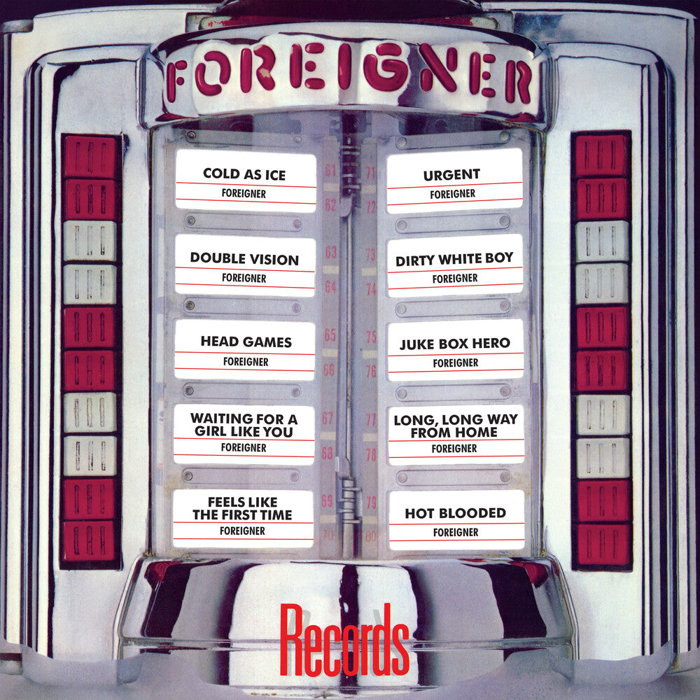 the album cover for Foreigner - Records