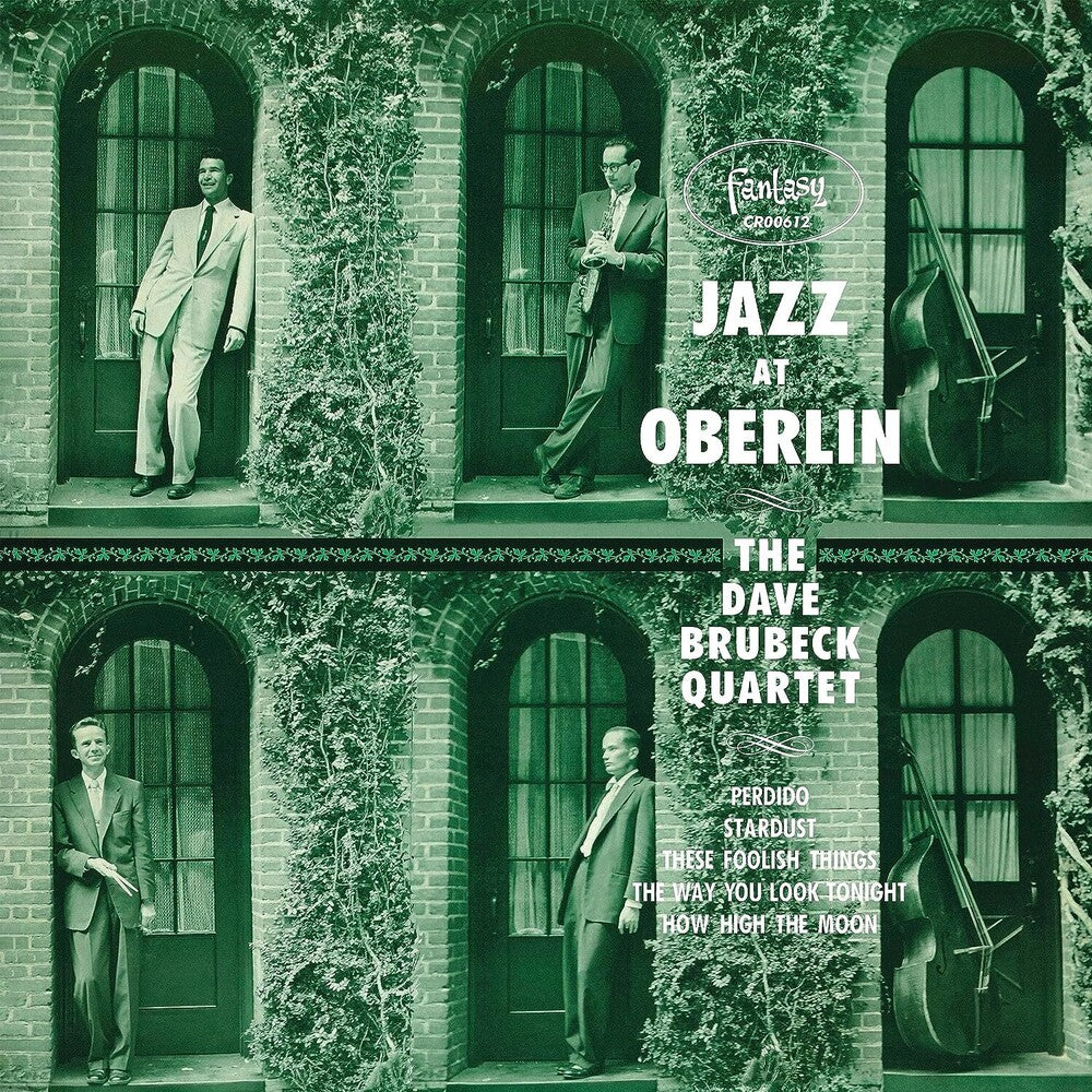 the album cover for The Dave Brubeck Quartet - Jazz At Oberlin [Original Jazz Classics Series LP]