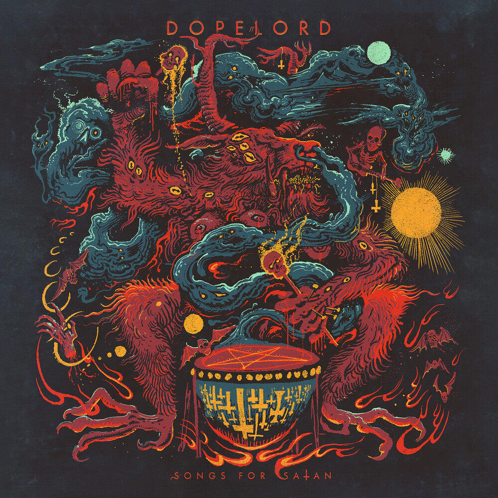 the album cover for Dopelord - Songs For Satan