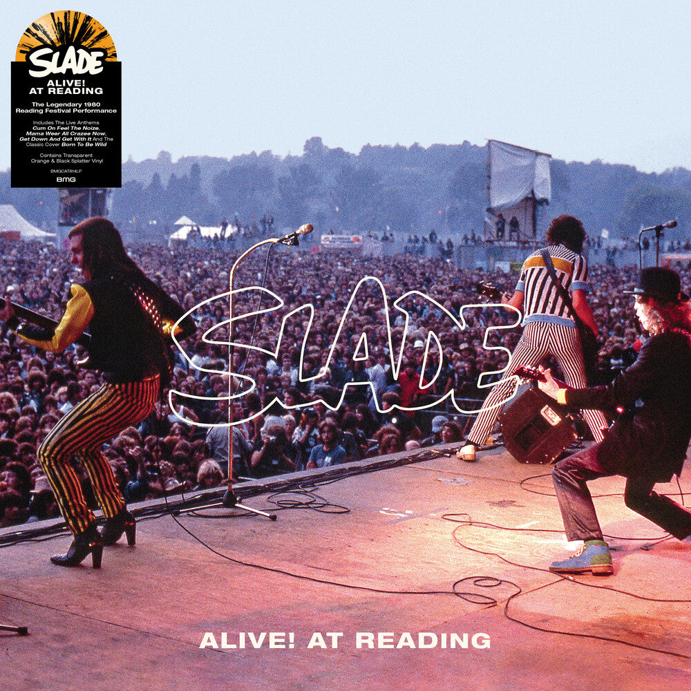 the album cover for Slade - Alive! At Reading
