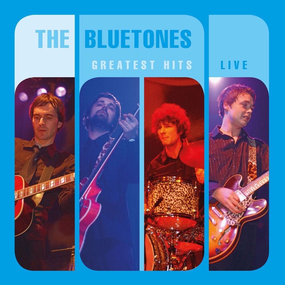 the album cover for Bluetones - Greatest Hits Live (Blue) [Colored Vinyl]