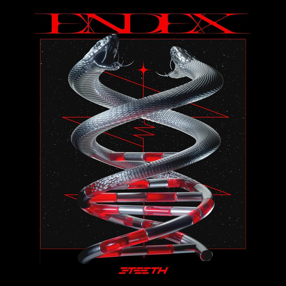 the album cover for 3teeth - Endex [Limited Edition Red Smoke LP]