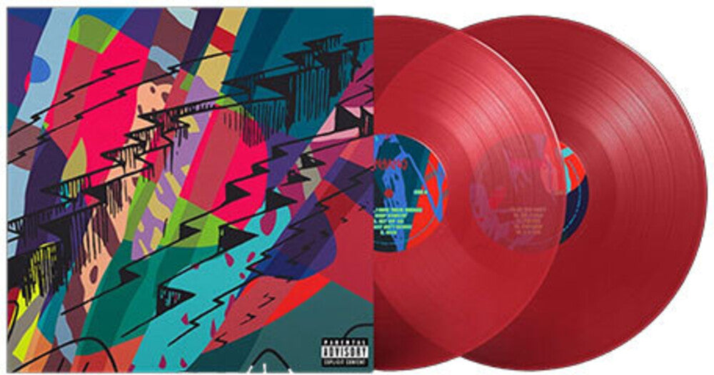 the album cover for Kid Cudi - INSANO [Translucent Red 2 LP]