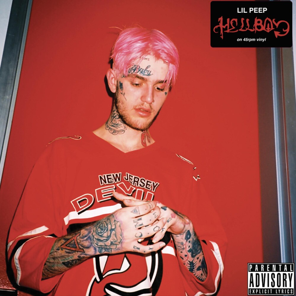 the album cover for Lil Peep - Hellboy [Cloudy Red 2LP]