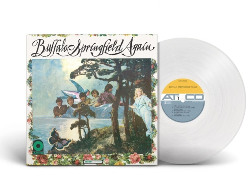 the album cover for Buffalo Springfield - Buffalo Springfield - Again (Mono) [Rocktober 2023 Crystal Clear Diamond LP]