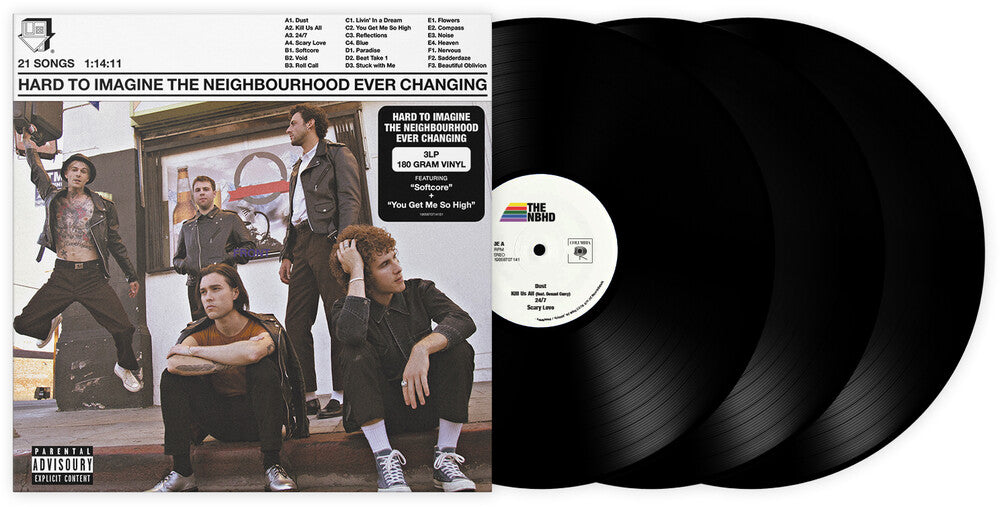 the album cover for The Neighbourhood - Hard To Imagine The Neighbourhood Ever Changing [3LP]