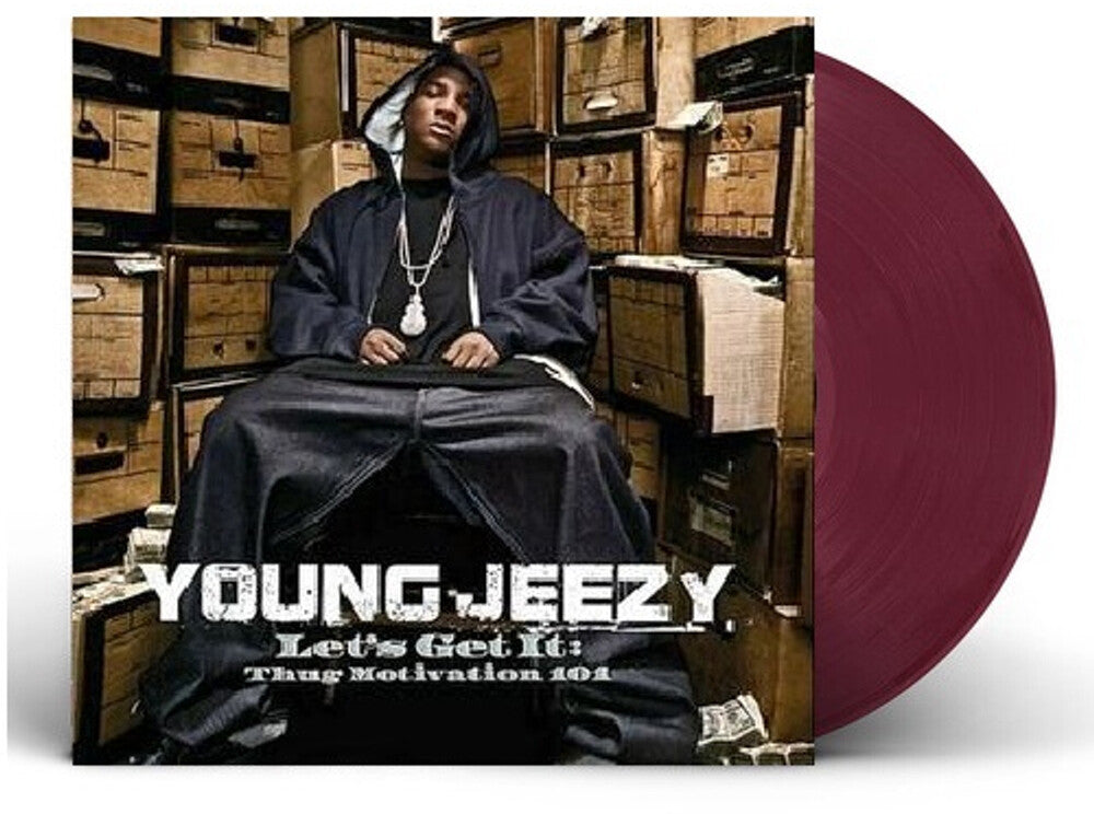 the album cover for Young Jeezy - Let's Get It: Thug Motivation 101 (Burg) [Colored Vinyl]
